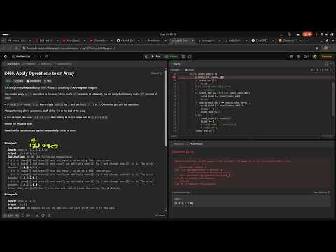 Leetcode Easy Problem 2460 Apply Operations To An Array Devops Python Practice