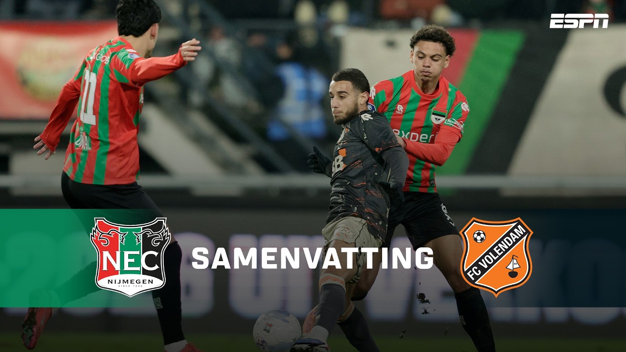 NEC Nijmegen vs Volendam Highlights