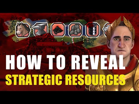 🛑Civ 6 Cheats - Reveal Strategic Resources at a Starting Location
