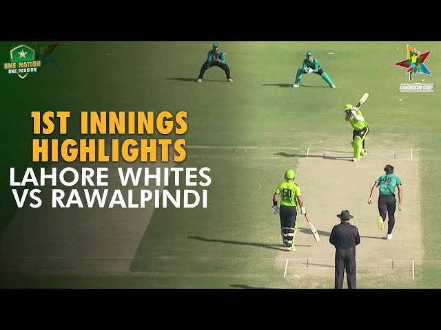 1st Innings Highlights | Lahore Whites vs Rawalpindi | Match 9 | Pakistan Cup 2023/24 | PCB | M1V1A