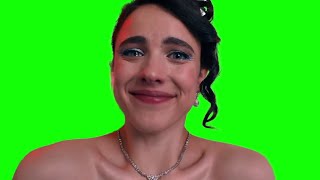 The Substance Sue smiling green screen