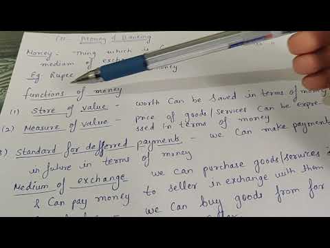 Money and functions of money class 12 macroeconomics money and banking