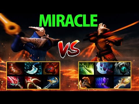 Miracle- Dota2 [Juggernaut] vs Sven- What a Comeback!