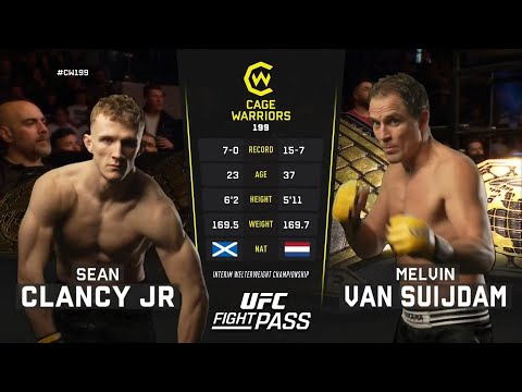 Sean Clancy Jr. vs Melvin van Suijdam full fight