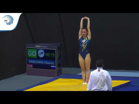 Viktoriia DANILENKO (RUS) - 2018 Tumbling European bronze medallist