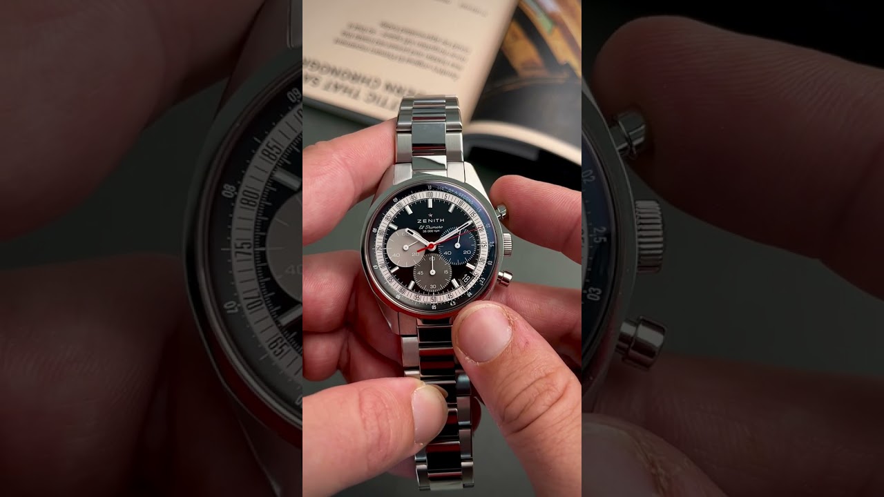 Zenith El Primero Chronomaster Original with NEW Black Dial #watch