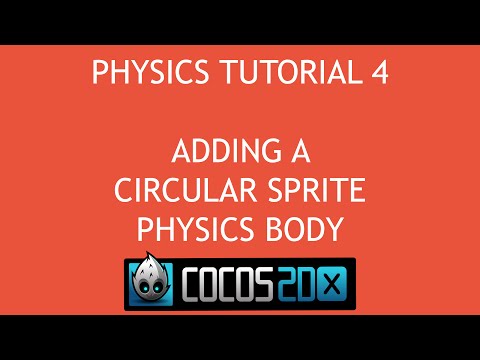 Cocos2d x C Physics Tutorial 4 Adding A Circular Sprite Physics Body