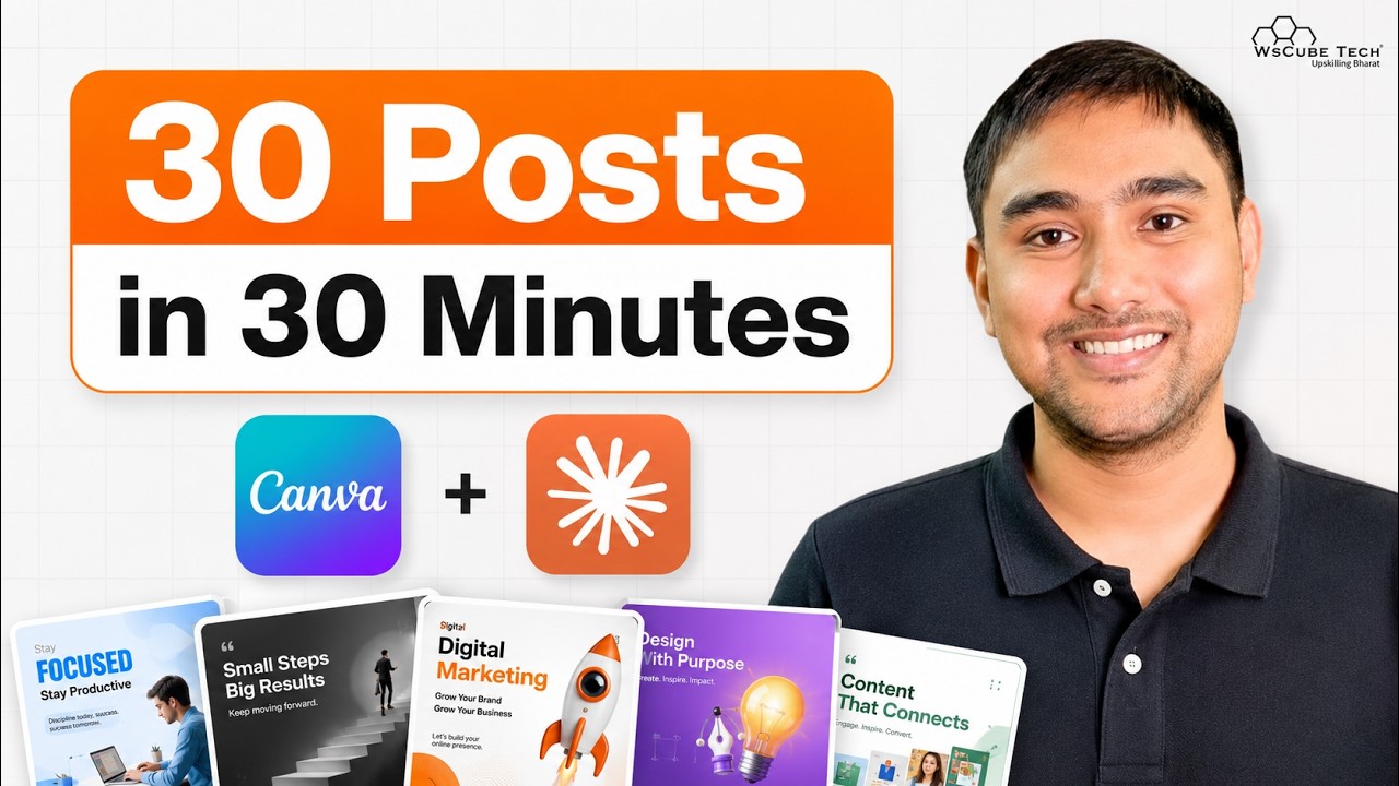 How to Use Claude with Canva to Make 30 Posts in 30 Minutes!