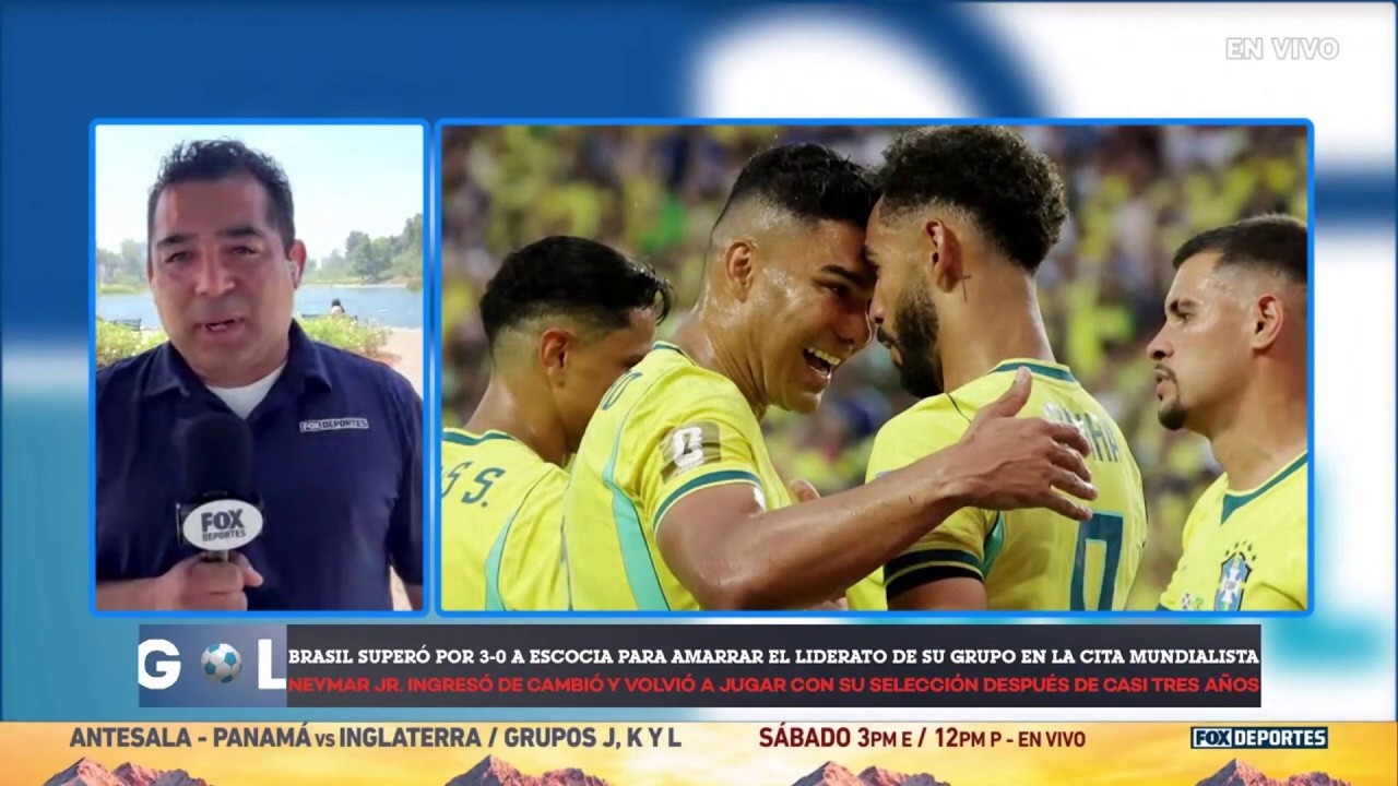 😎 ¡BRASIL LÍDER! | Goleada ante Escocia para quedarse con el primer lugar | GolXGol