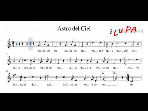 Astro del ciel - Stille Nacht - Silent Night - Flauto - Note - Spartito - Canto -Tutorial - Recorder