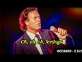 Julio Iglesias, Feelings (Lyric Video)