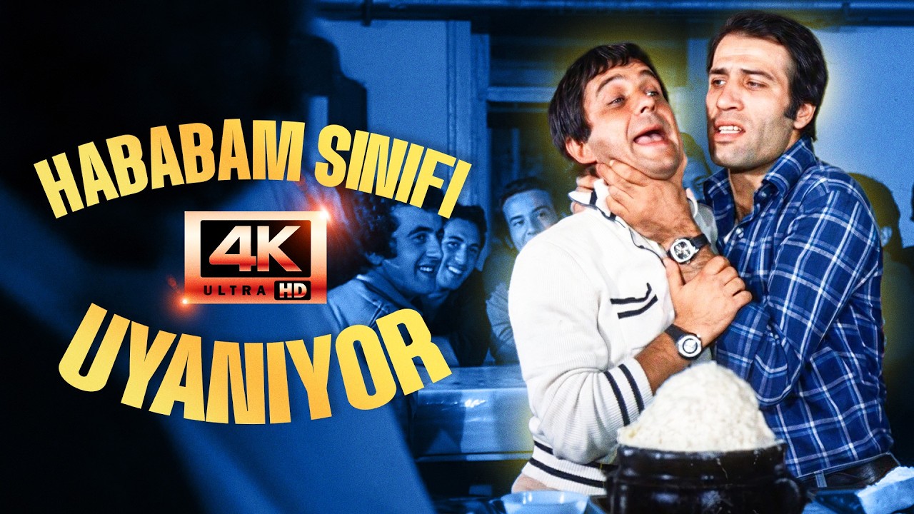 Hababam Sınıfı Uyanıyor | RESTORASYONLU 4K FULL (Kemal Sunal, Münir Özkul, Halit Akçatepe Şener Şen)