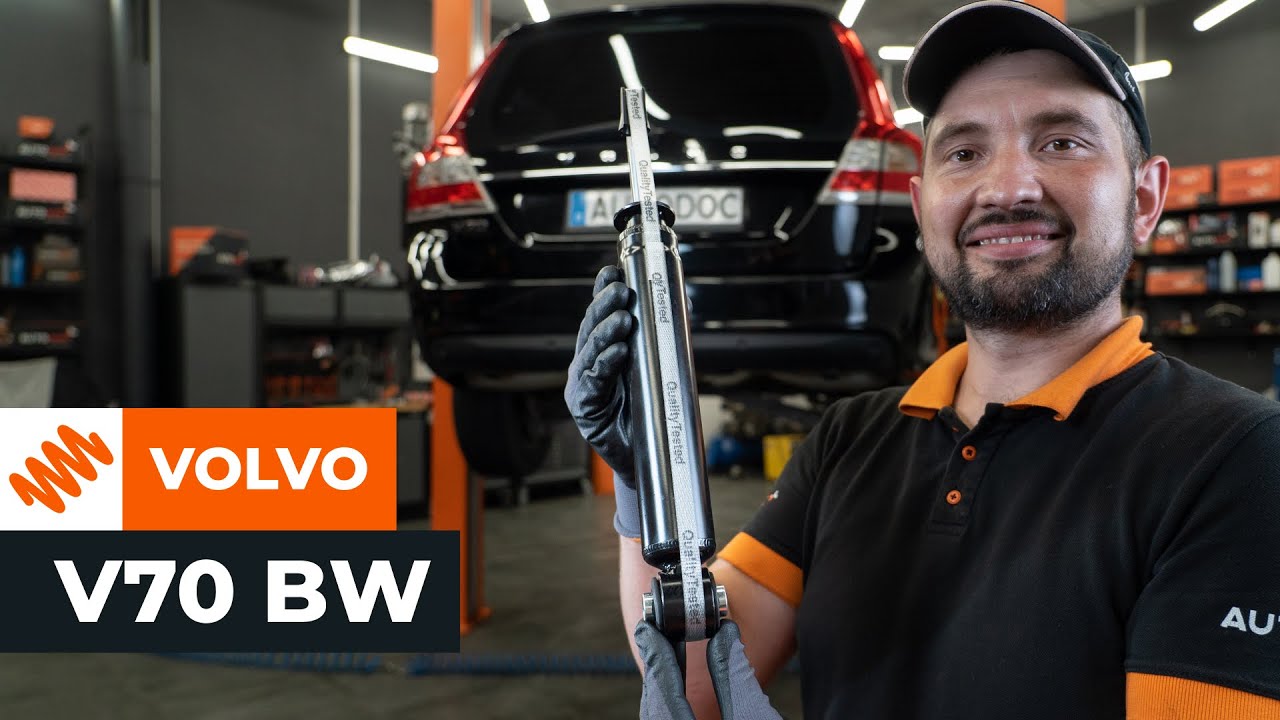 Kuinka Vaihtaa Iskunvaimentimet Taakse Volvo V70 BW autoon Vaihto ohje