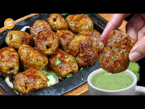 Sizzling Gola Kabab Recipe,Soft and Juicy Kabab Recipe,Bakra Eid Special Recipe by Samina Food Story