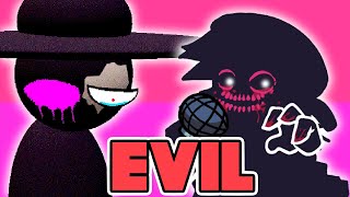 Cover art for FRIDAY NIGHT FUNKIN' mod EVIL BOYFRIEND vs CORRUPT Opposition Expunged