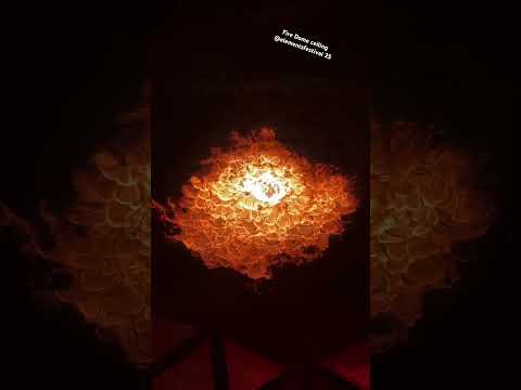 Fire Dome Ceiling at the #elementsfestival #musicfestival #artfestival 2025