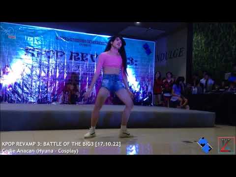Cedie Anacan (Hyuna - Cosplay) on KPOP REVAMP 3: BATTLE OF THE BIG3
