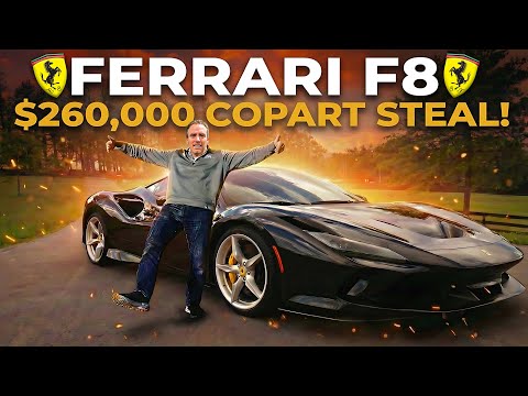 Ich habe einen Ferrari F8 Tributo von Copart für 260.000 Dollar gekauft!
