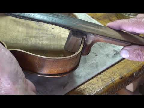 ♪♫ Different violin neck constructions