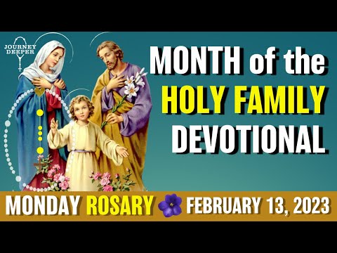 MONDAY ROSARY 💚 JOYFUL Mysteries of Holy Rosary 💚 February 13, 2023 💚 VIRTUAL ROSARY