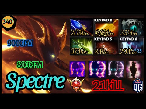 Ana Spectre Enter Super Carry 21 Kill 900GPM + 800 XPM | Dota 2 Pro GamePlay | Ana Stream Moment 340
