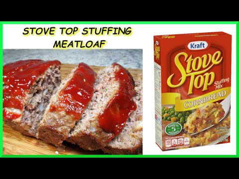The BEST Stove Top Stuffing Meatloaf | Easy Pantry Meatloaf Recipe