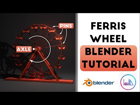 How to Make a Low-Poly Ferris Wheel (Blender 2.81 Tutorial)
