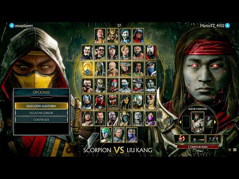 BATALLAS ÉPICAS Jugando con PERSONAJES AL AZAR en MORTAL KOMBAT 11