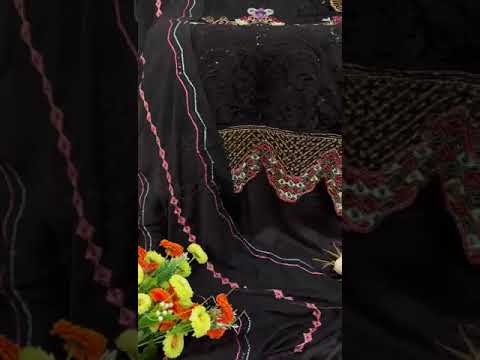 Serine S-155 Faux Georgette Wholesale Pakistani Suit – product video thumbnail