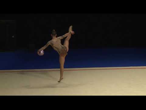 Christianna Vitanova - Senior - Ball - 2019 British Rhythmic Championships