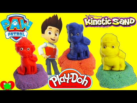 Paw Patrol Adventure Bay Beach Kinetic Sand Playset with Play Doh