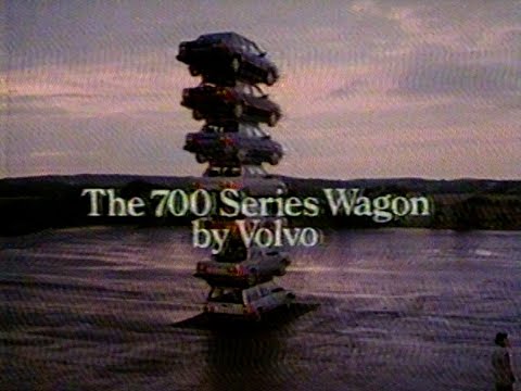 Va-Va-voom Volvo 700 Series Wagon Retro 80s Commercial (1985)
