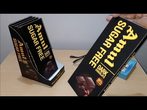 Best Sugar Free Chocolate Bars | Amul SUGAR FREE Dark Chocolate Bar