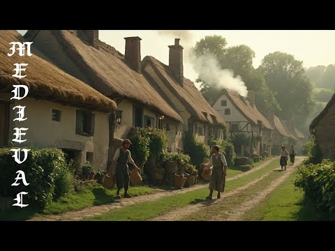 Life in medieval England in the year 1000 AD