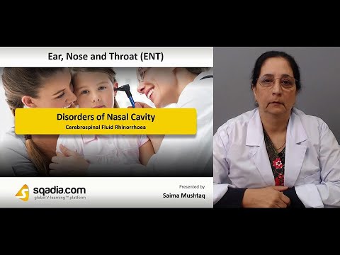 Disorders of Nasal Cavity | Cerebrospinal Fluid Rhinorrhoea