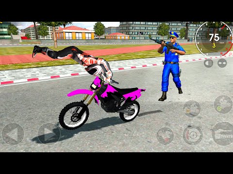 Motor Bike Extreme stunts driving Motorbikes #2 - Motocross Racing Game Android Gameplay