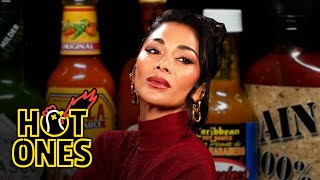 Nicole Scherzinger Regrets Double Dabbing While Eating Spicy Wings | Hot Ones
