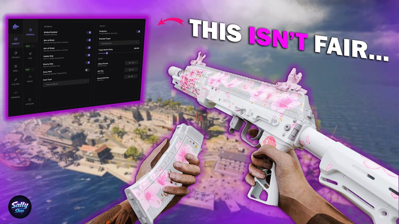 Warzone Cheats 2025 🎯 Undetected Fecurity Aimbot, ESP & Wallhack Showcase | ft. SaltyShop.cc