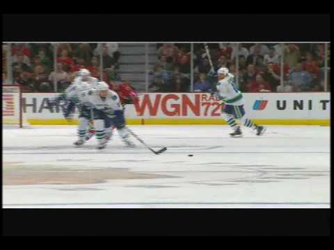 Darcy Hordichuk First Ever Stanley Cup Playoff Goal 05/07/09