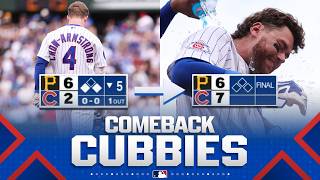FULL COMEBACK: The Cubs rally back from 6-2 to WALK IT OFF in the bottom of the 9th inning! ????????