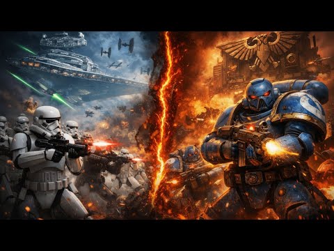 What If The Galactic Empire Invaded the Imperium of Man? (Stormtroopers vs Space Marines)
