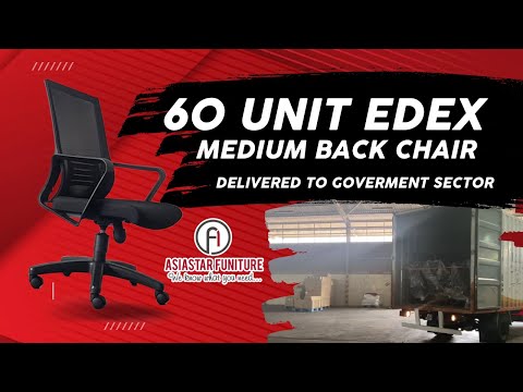 Mission Completed!!! 60 Unit Edex Medium Back Office Chair To Government Sector KL, Malaysia