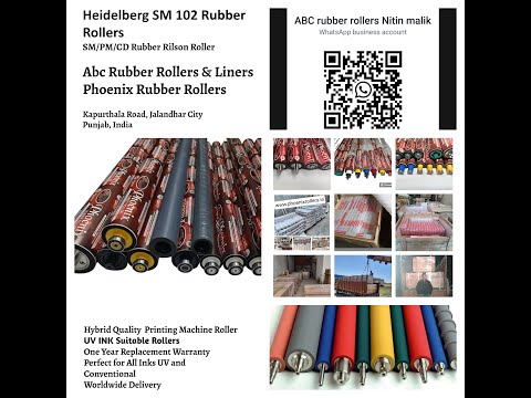Heidelberg Sm 102 Rubber Rollers