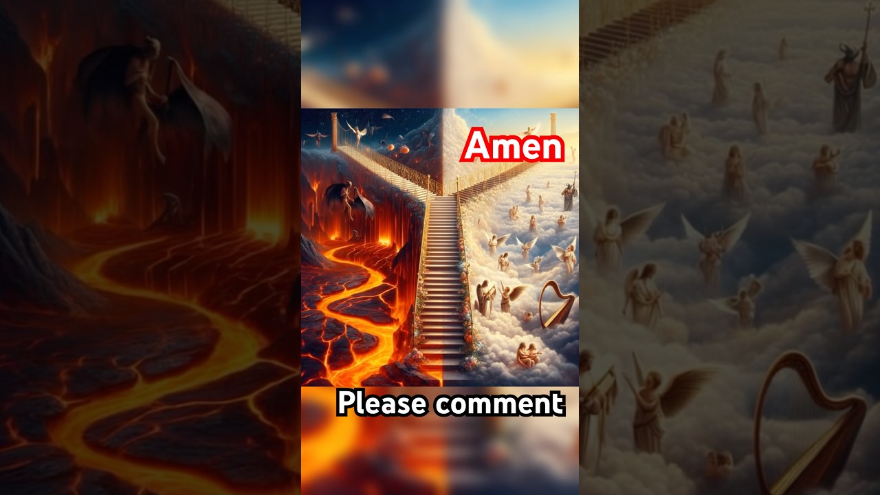 Heaven vs Hell: The Ultimate Truth❣️✝️ #heaven #hell #god #jesus #faith #trust