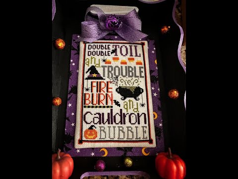 Autumn, Halloween Cross Stitch Flosstube Extravaganza Spooktacular!