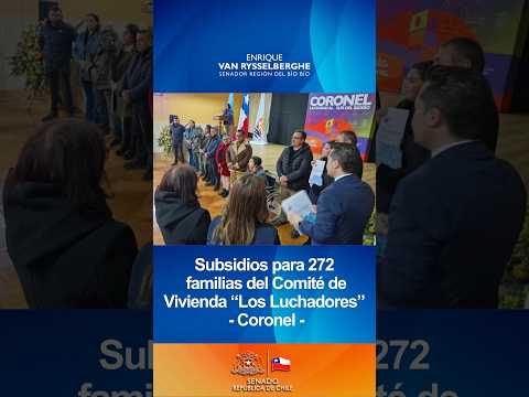 Gran Logro 🎯: Subsidios para 272 familias del Comité de Vivienda Los Luchadores - Coronel 🇨🇱🌟