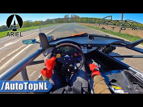 ARIEL ATOM 2.0 SUPERCHARGED POV Test DRIVE & SLIDE by AutoTopNL