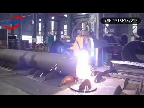 Big pipe cutting & 3d profiling machine | Kasry KR-XG| Roller bed pipe cutting machine