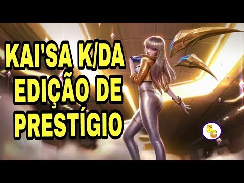 🔵 SKIN KDA KA'ISA PRESTIGIOSA - LEAGUE OF LEGENDS SKINS KDA KAISA LOL