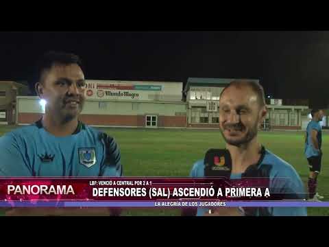 Defensores de San Antonio de Litín ascendió a primera Aç